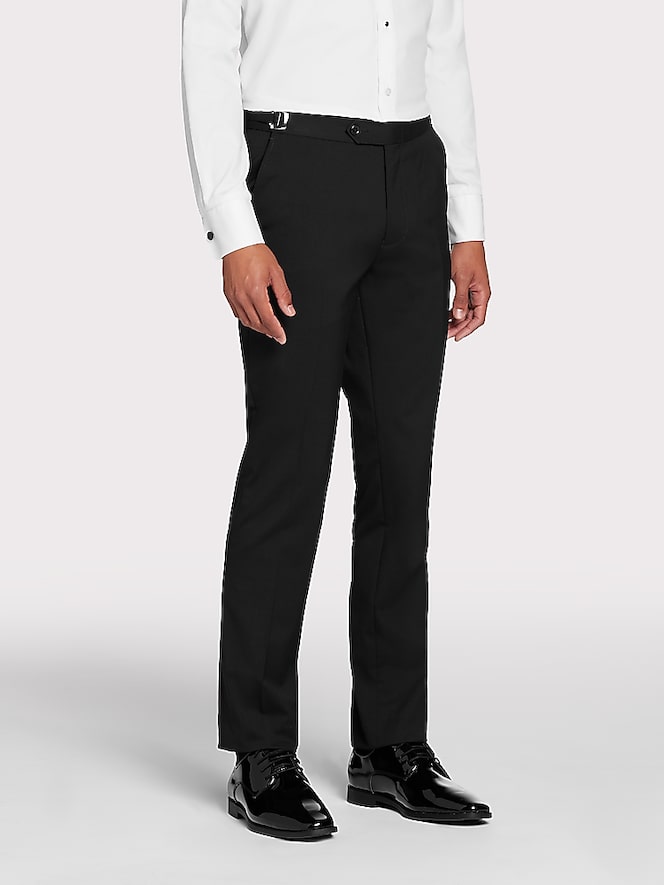 Kenneth Cole Performance Wool Black Suit