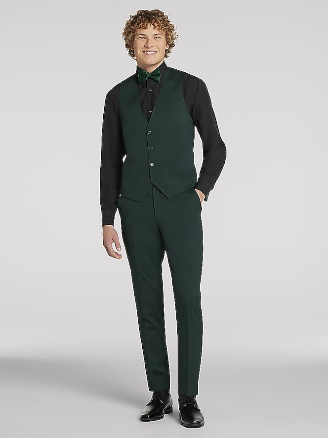 Kenneth Cole Performance Wool Green Suit