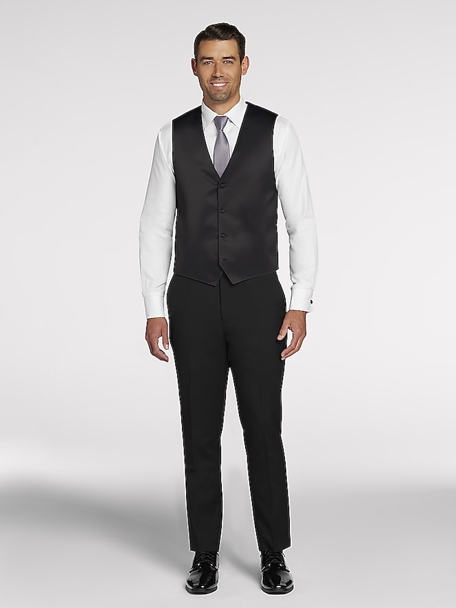 Kenneth Cole Performance Wool Black Suit