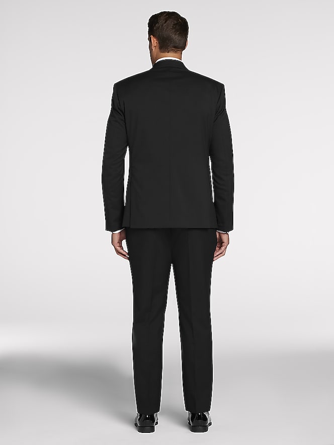 Kenneth Cole Performance Wool Black Suit