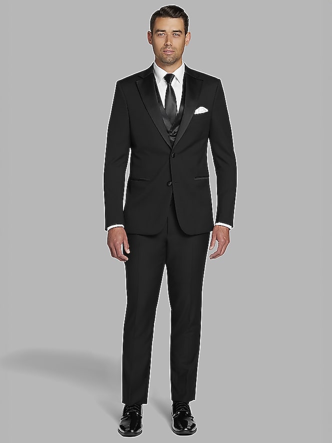 Pronto Uomo Black Notch Lapel Tuxedo