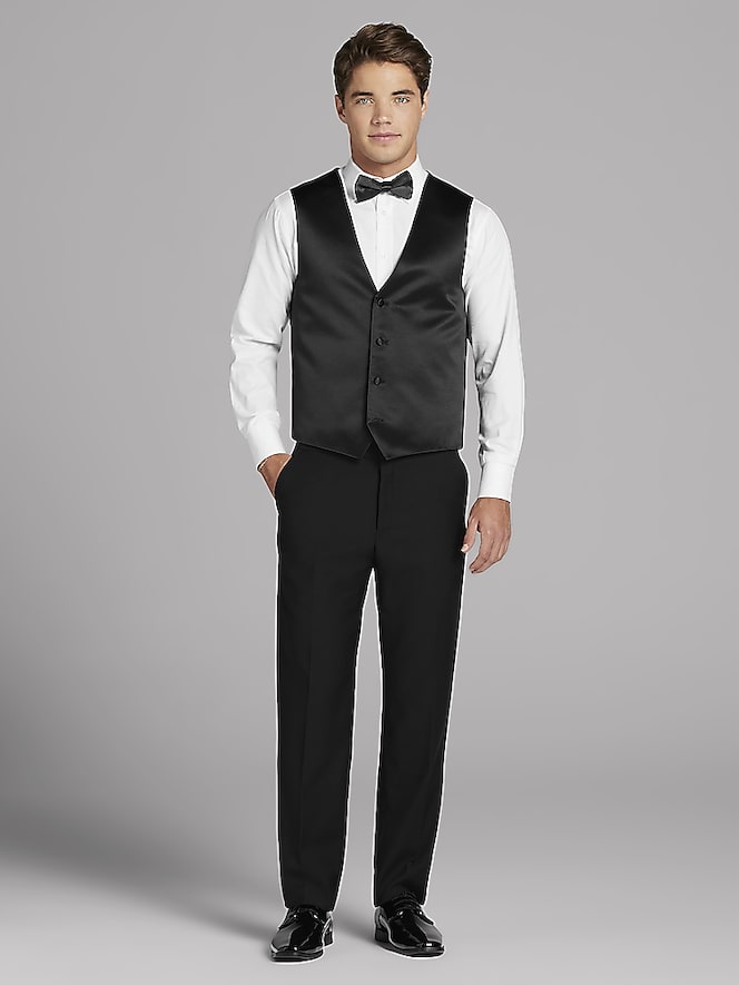 Vera Wang Black Notch Lapel Tux