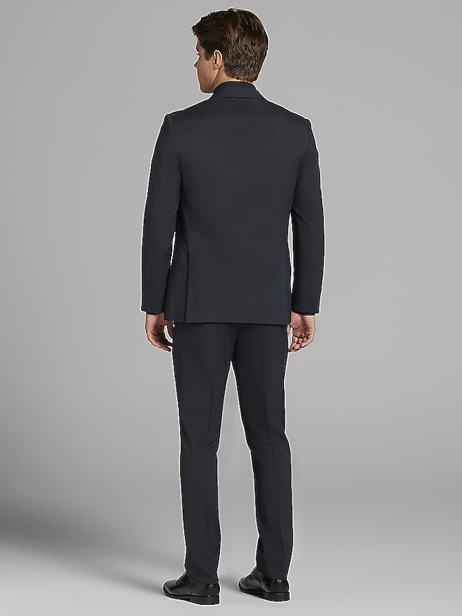 Calvin Klein Charcoal Gray Performance Wool Suit