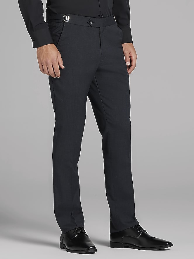 Calvin Klein Charcoal Gray Performance Wool Suit