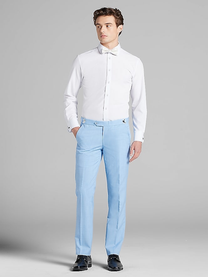 Egara Chambray Blue Suit