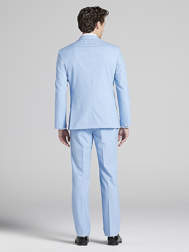 Egara Chambray Blue Suit