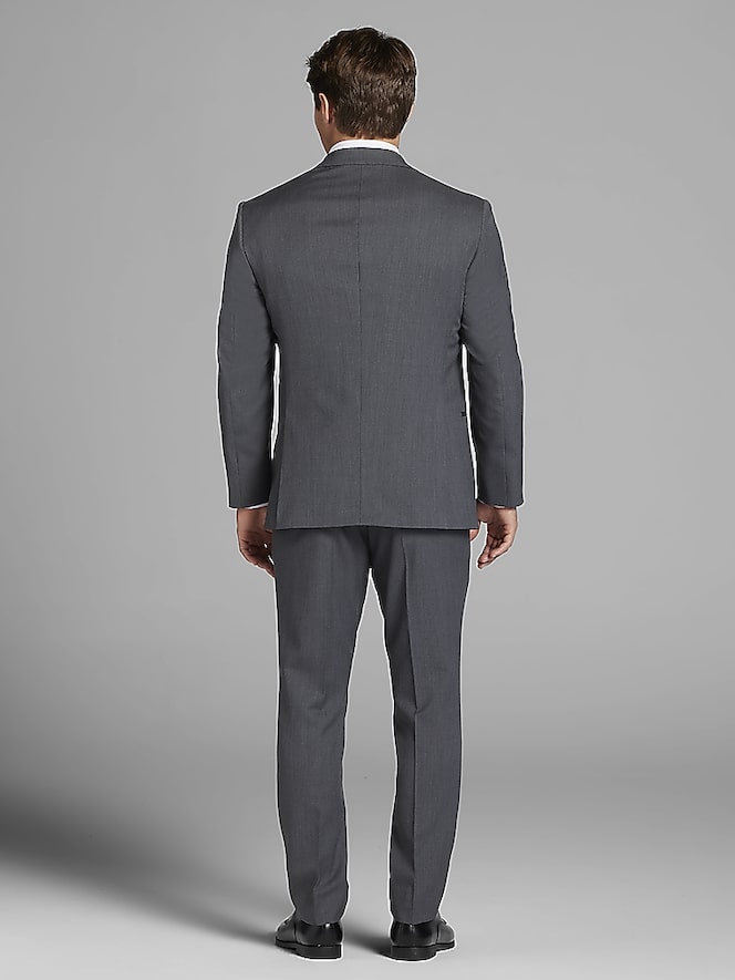 Pronto Uomo Gray Notch Lapel Tuxedo