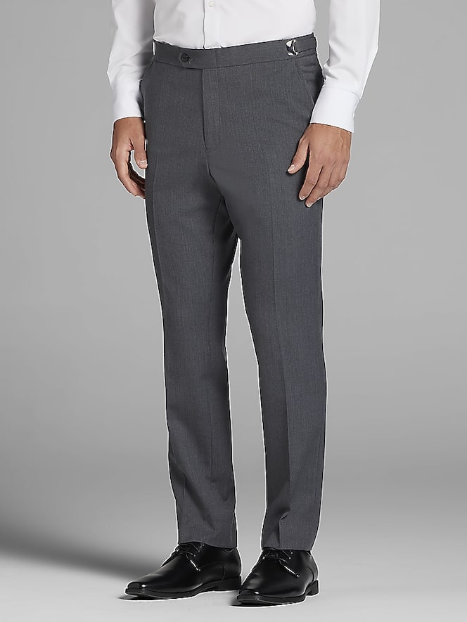 Pronto Uomo Gray Notch Lapel Tuxedo