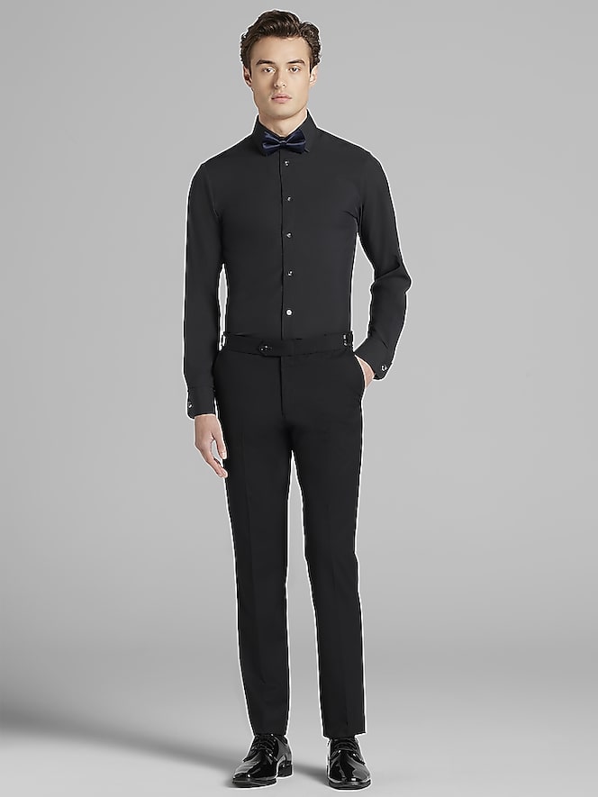 Egara Blue Jacquard Dinner Jacket Tux