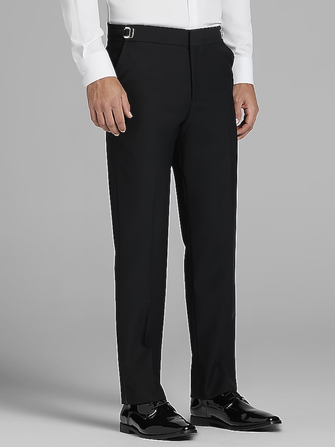 Pronto Uomo Black Notch Lapel Suit