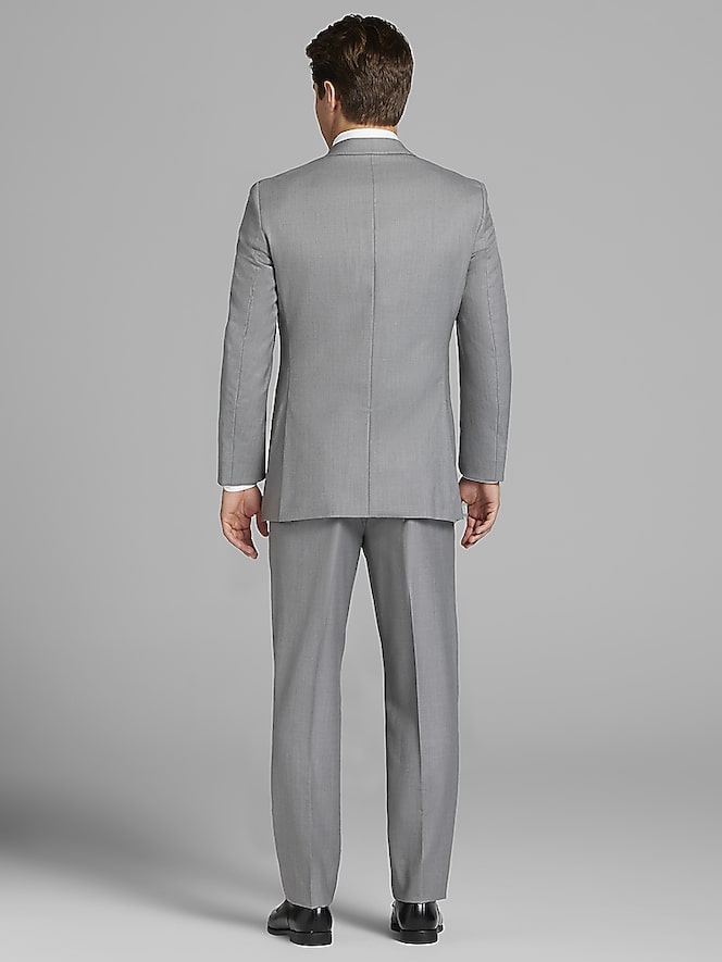 Pronto Uomo Gray Notch Lapel Suit