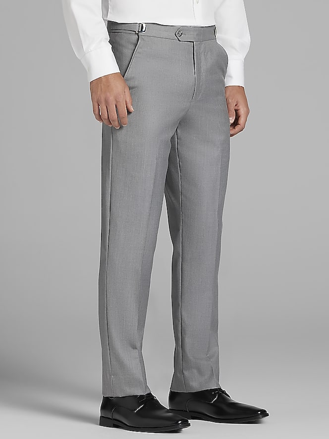 Pronto Uomo Gray Notch Lapel Suit