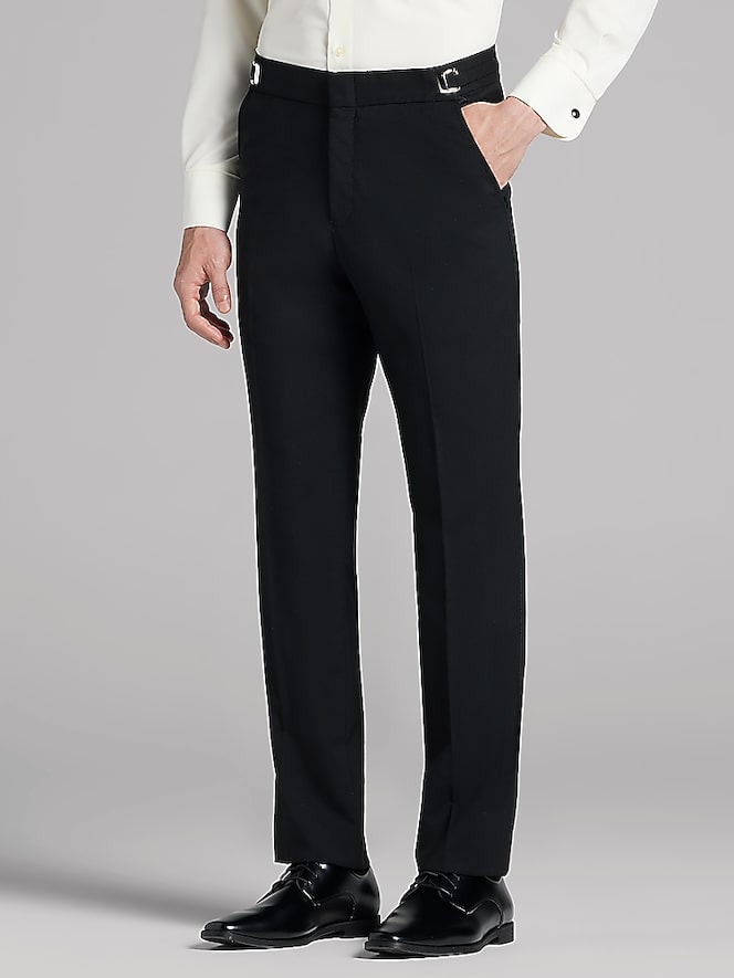 Vera Wang Black Notch Lapel Tux