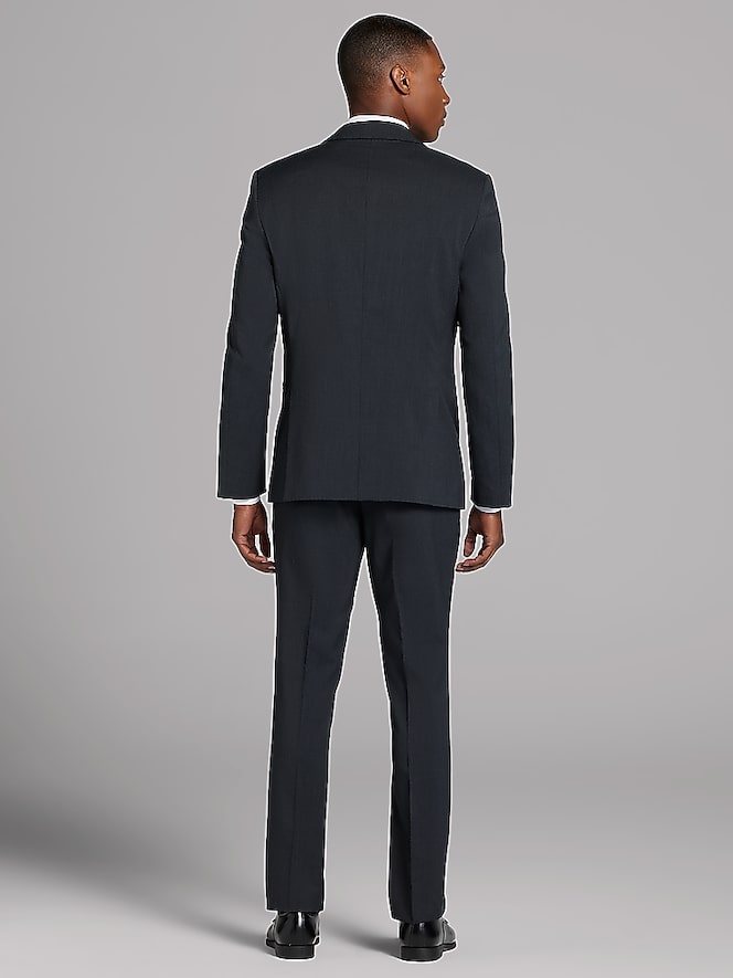 Calvin Klein Charcoal Gray Performance Wool Suit
