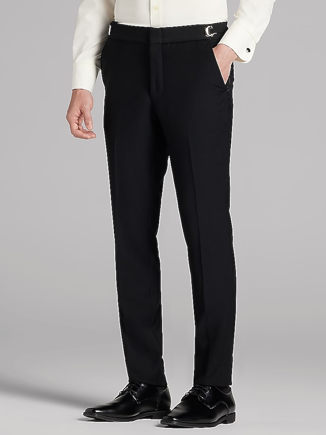 Vera Wang Black Peak Lapel Tux