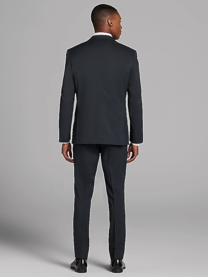 Calvin Klein Charcoal Gray Performance Wool Tux