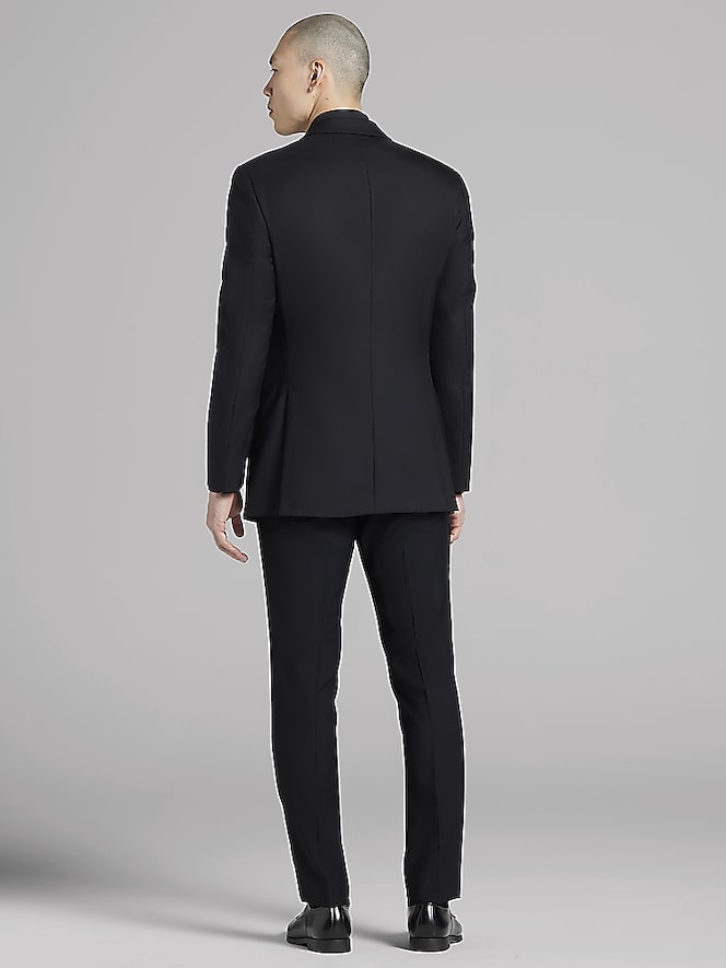 Pronto Uomo Black Notch Lapel Suit