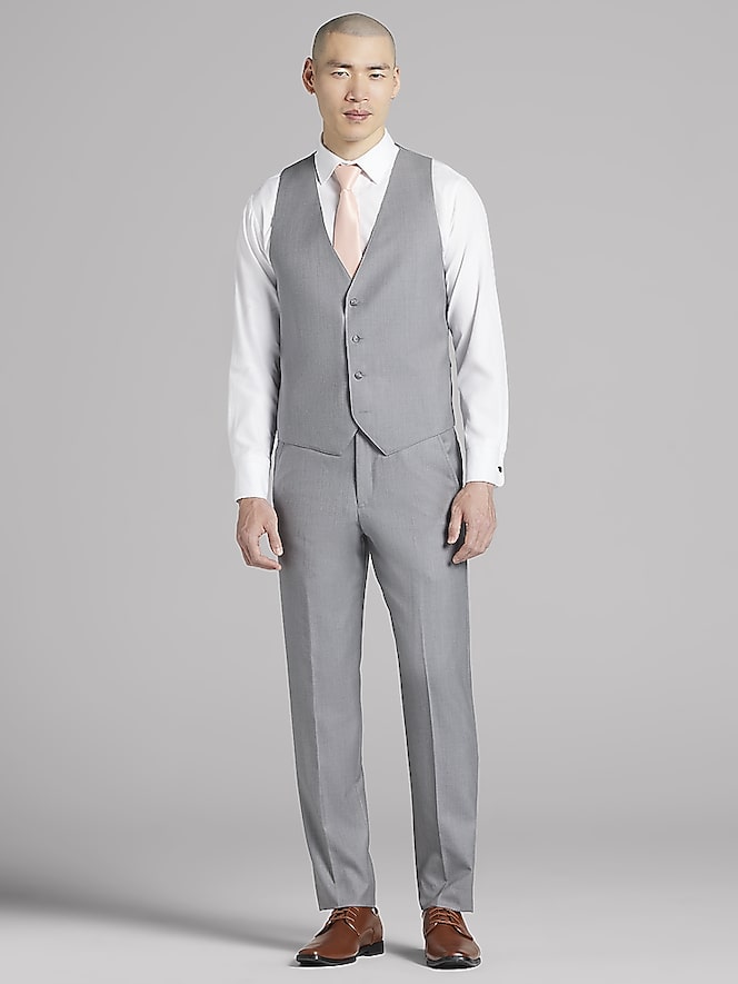 Pronto Uomo Gray Notch Lapel Suit