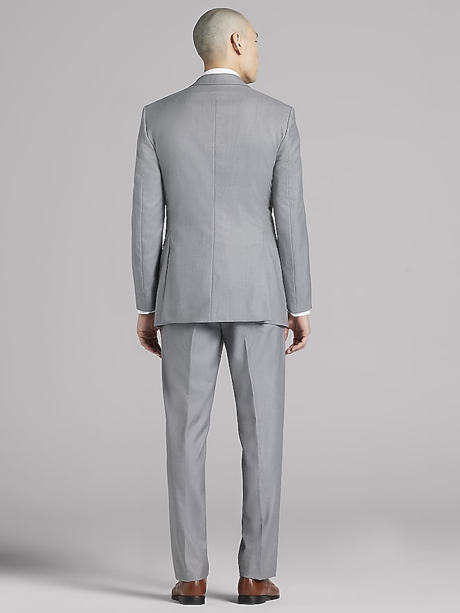 Pronto Uomo Gray Notch Lapel Suit