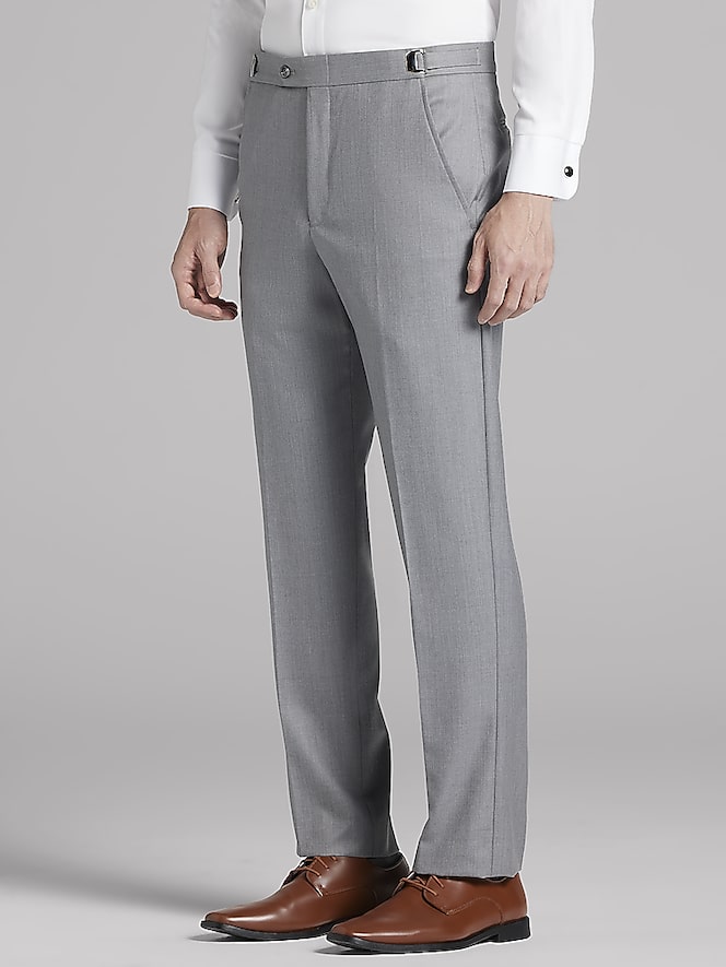 Pronto Uomo Gray Notch Lapel Suit