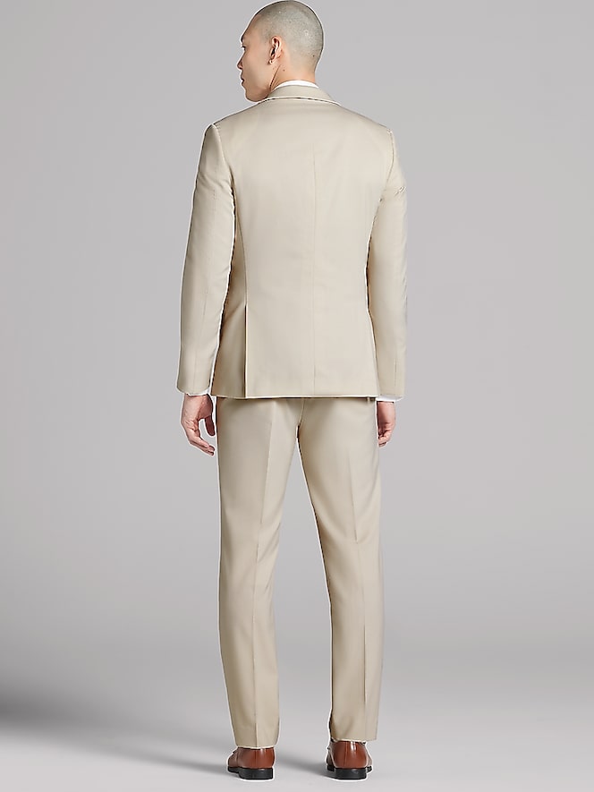 Pronto Uomo Performance Wool Tan Suit