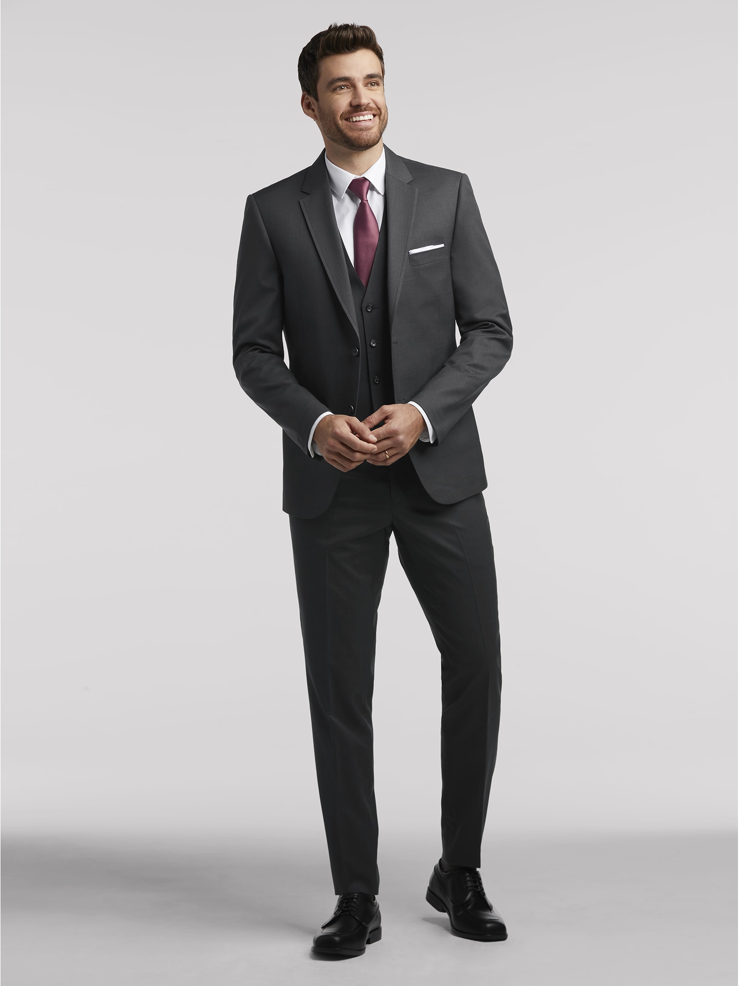 Charcoal Performance Suit by Calvin Klein | Suit Rental | Mens Wearhouse