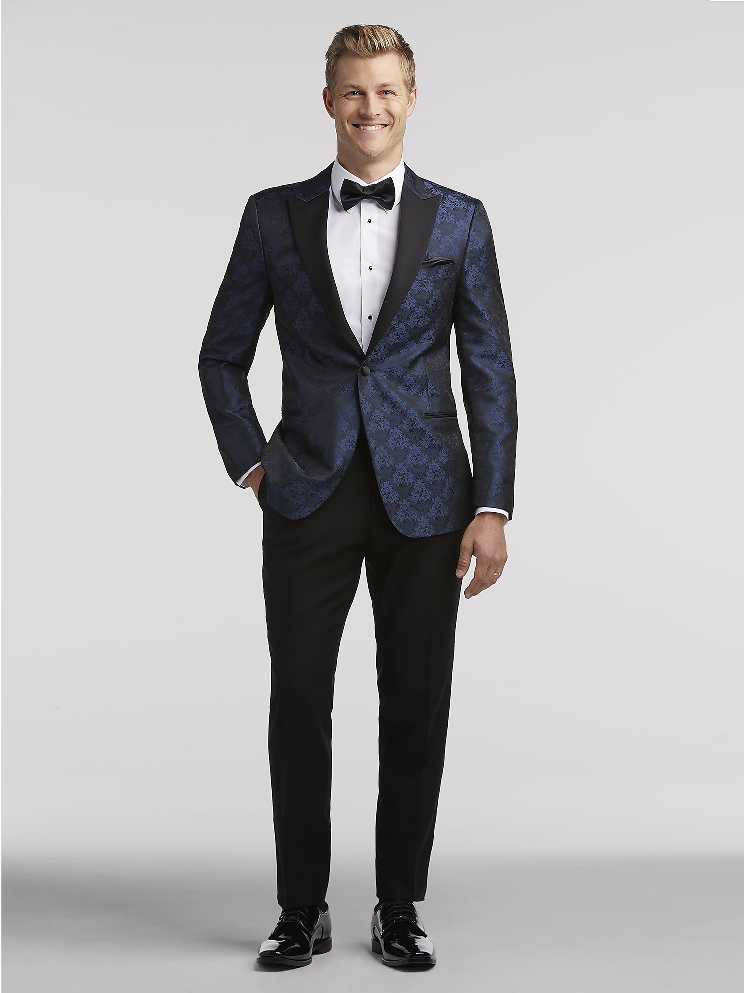 Eyesight Chaise longue Wonderful Blue Dinner Jacket Tux by Egara | Tuxedo Rental | Men's Wearhouse