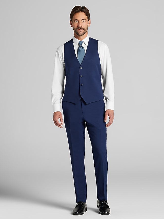 Pronto Uomo Navy Suit