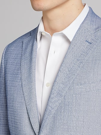 Slim Fit Plaid Sport Coat