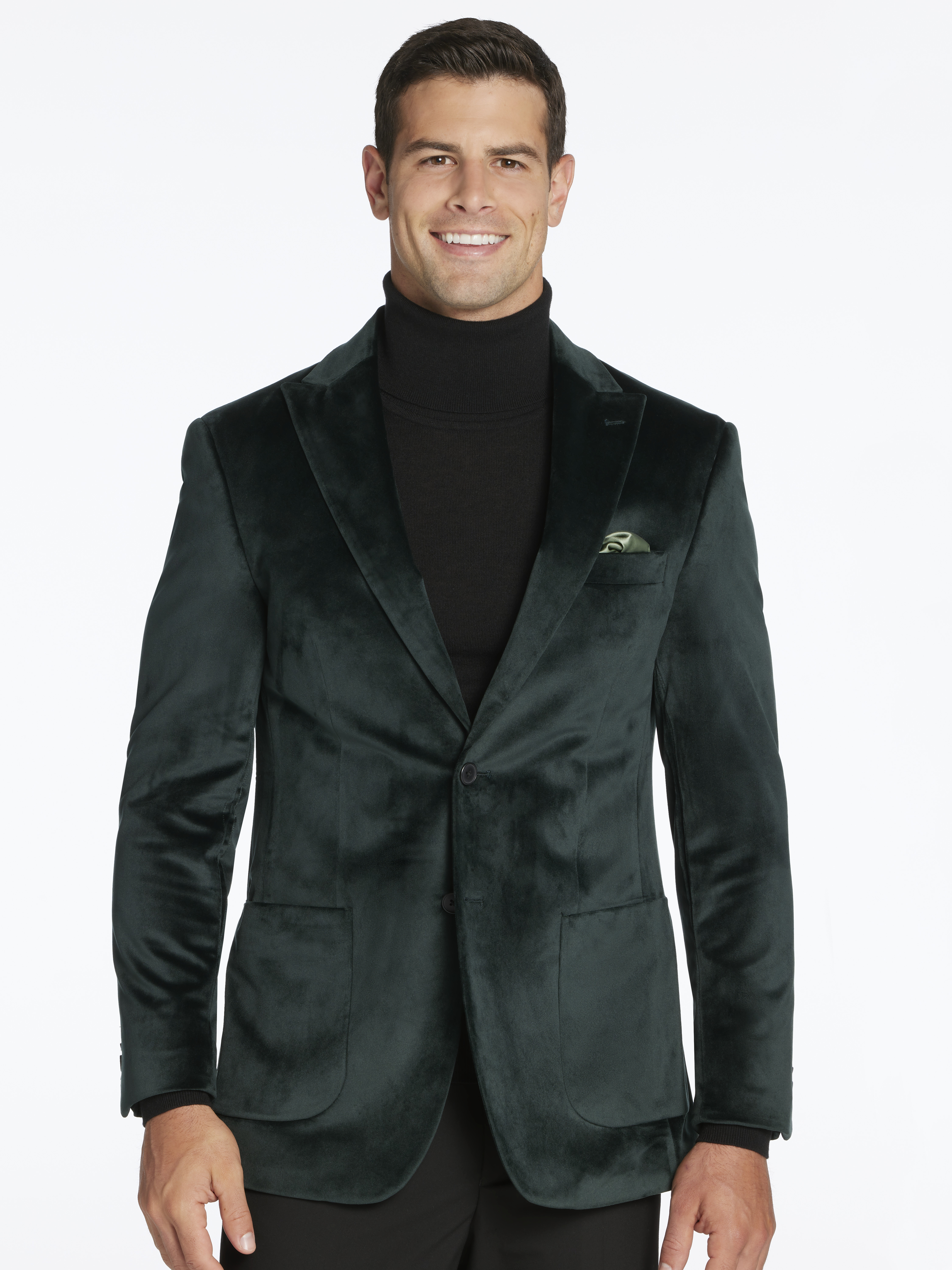 Joseph Abboud Modern Fit Velvet Dinner Jacket Dinner Jackets Men s Wearhouse