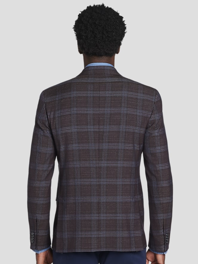 Joseph Abboud Modern Fit Plaid Sport Coat