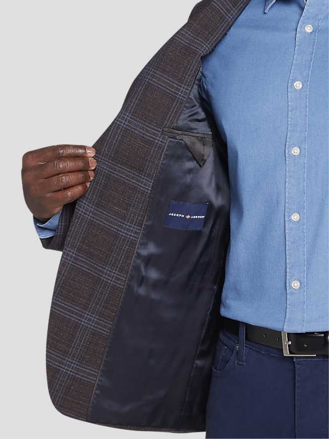 Joseph Abboud Modern Fit Plaid Sport Coat