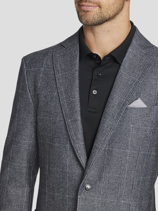 Joseph Abboud Modern Fit Windowpane Plaid Sport Coat