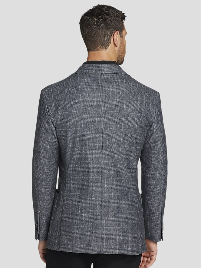 Joseph Abboud Modern Fit Windowpane Plaid Sport Coat