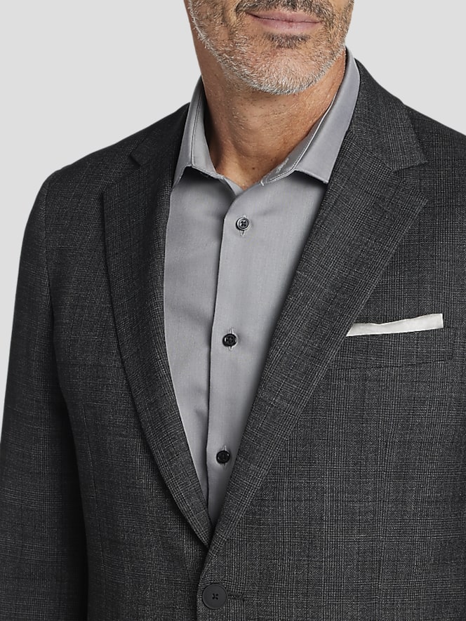 Awearness Kenneth Cole CHILLFLEX Modern Fit Plaid Sport Coat