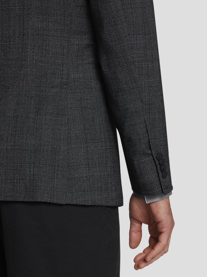 Awearness Kenneth Cole CHILLFLEX Modern Fit Plaid Sport Coat