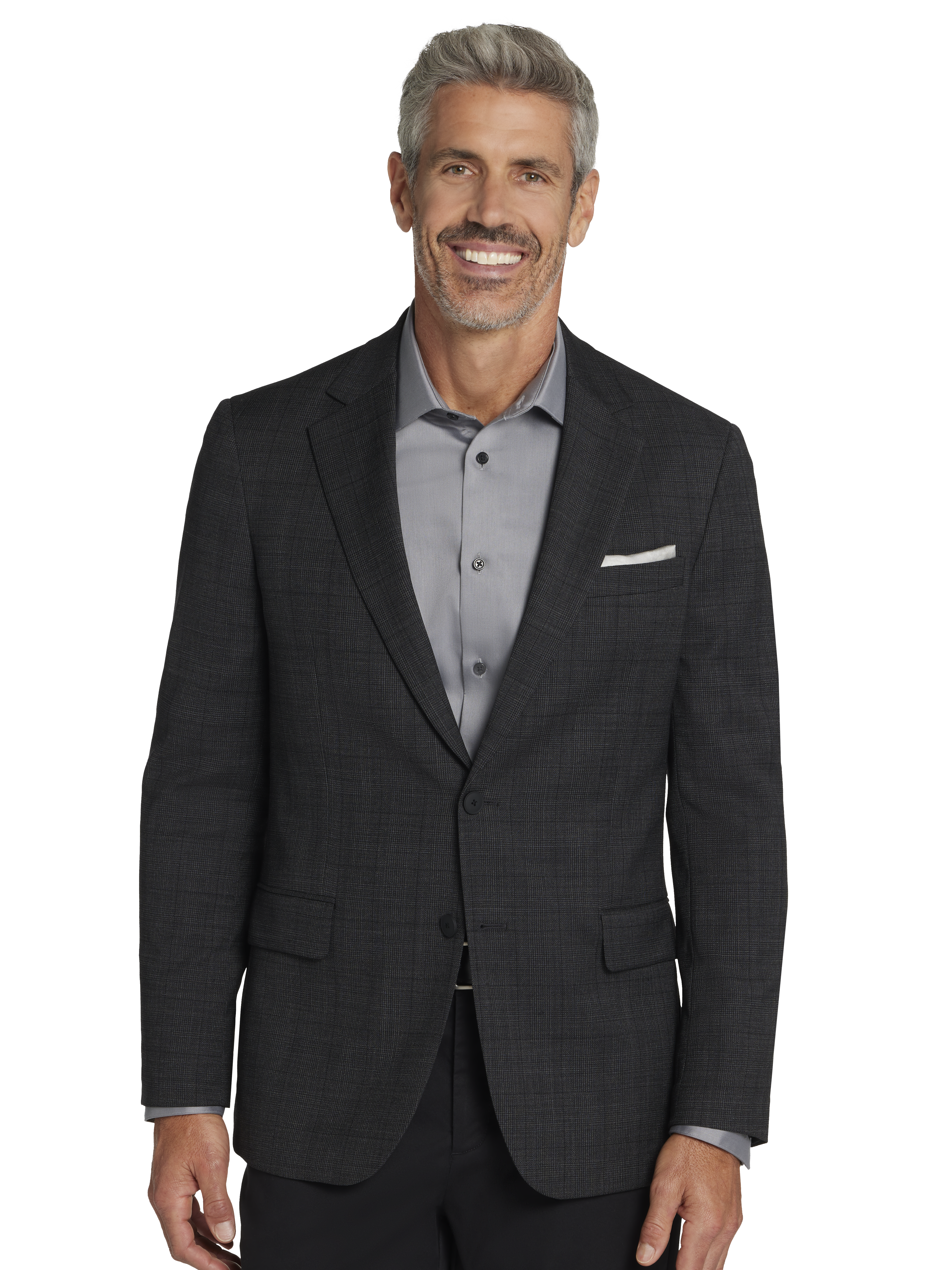 CHILLFLEX Modern Fit Plaid Sport Coat