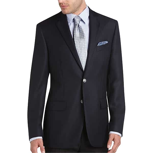 Joseph Abboud Men's Modern Fit Wool Blazer Navy - Size: 42 Extra Long TMW10M742401