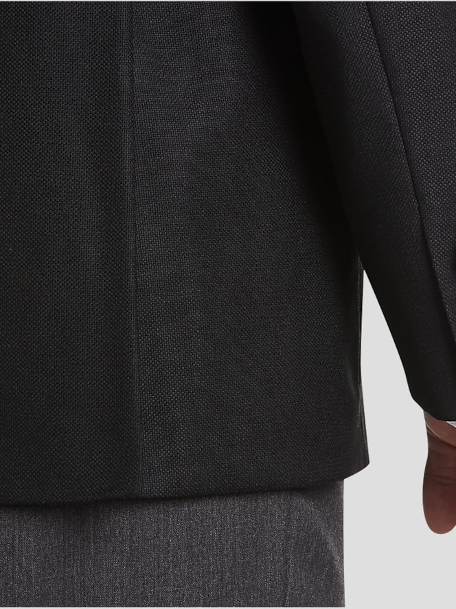 Joseph Abboud Modern Fit  100% Wool Blazer, Black - Image 2 of 5