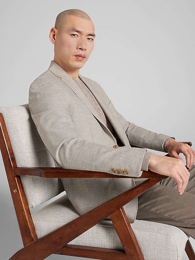 Calvin Klein Slim Fit Tic Sport Coat