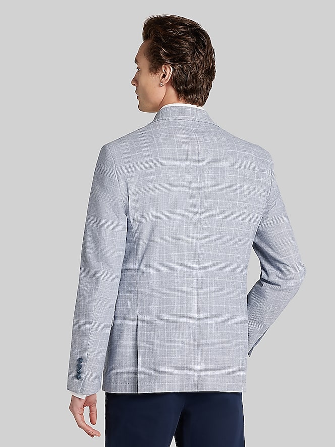 Calvin Klein Slim Fit Plaid Sport Coat