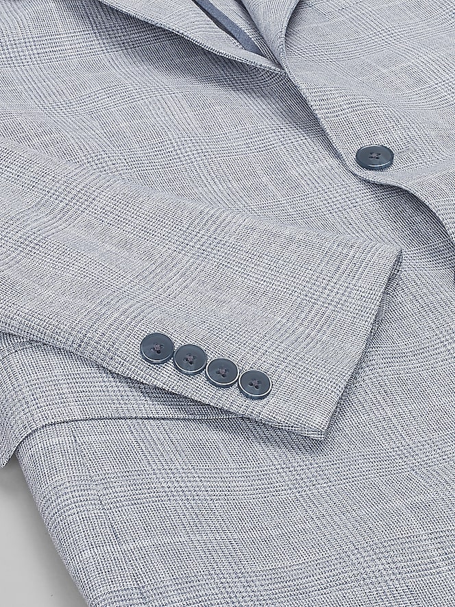 Calvin Klein Slim Fit Plaid Sport Coat