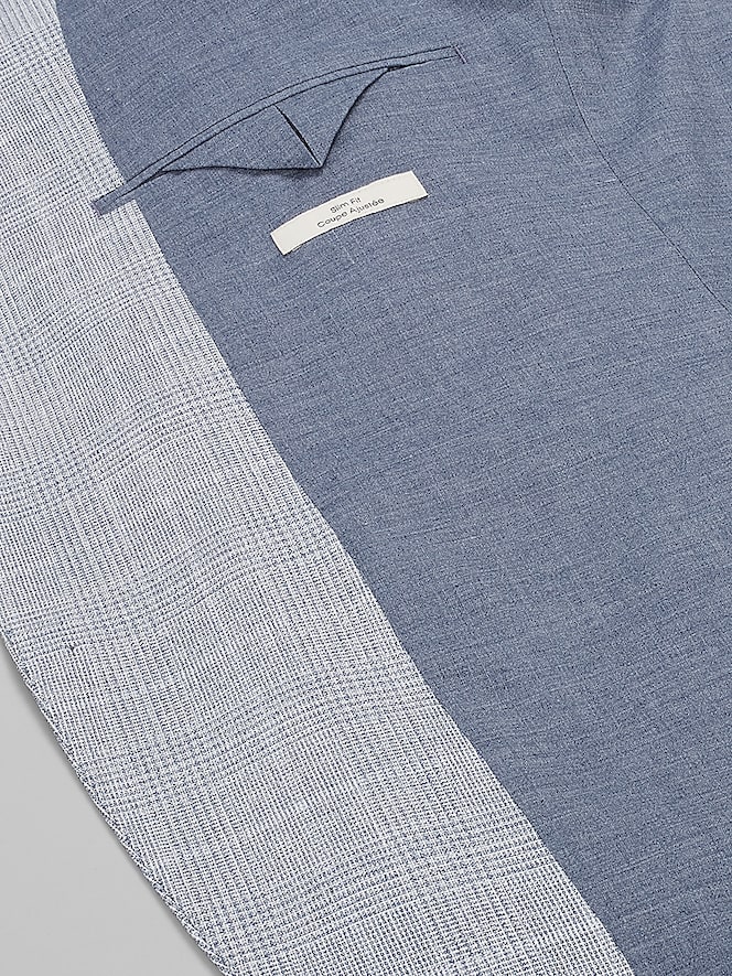 Calvin Klein Slim Fit Plaid Sport Coat