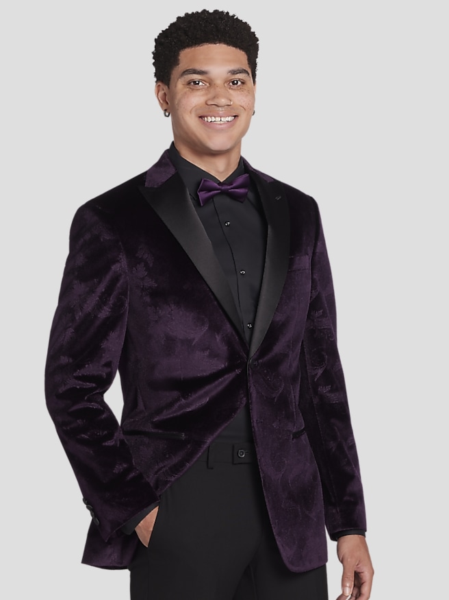 Men's wearhouse velvet jacket best sale