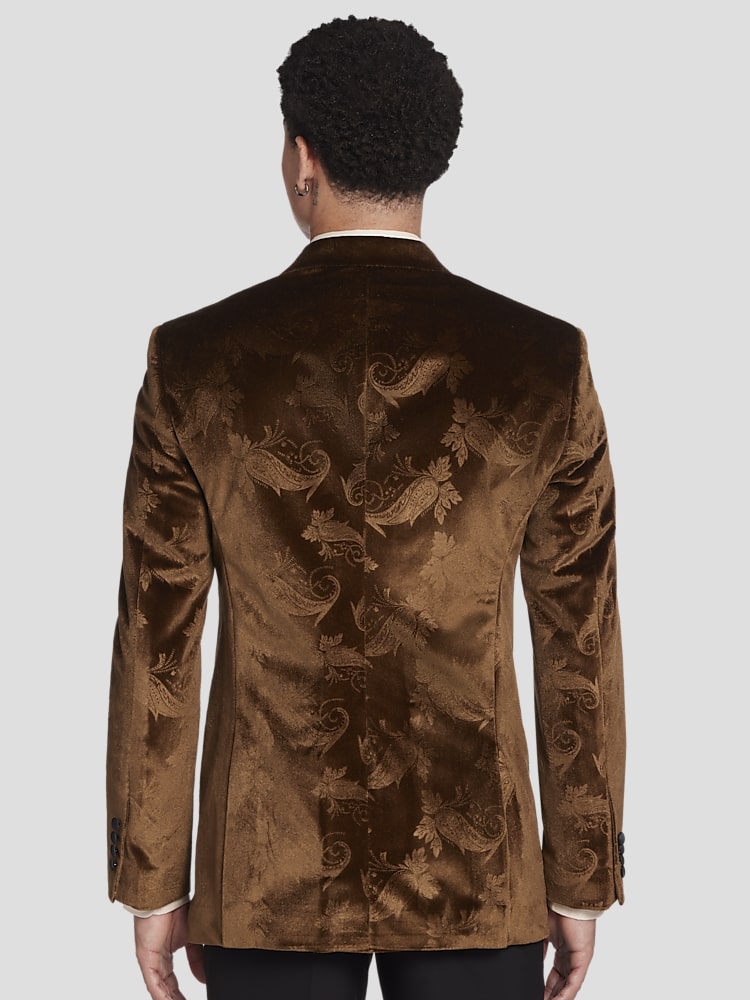 Paisley velvet jacket hot sale