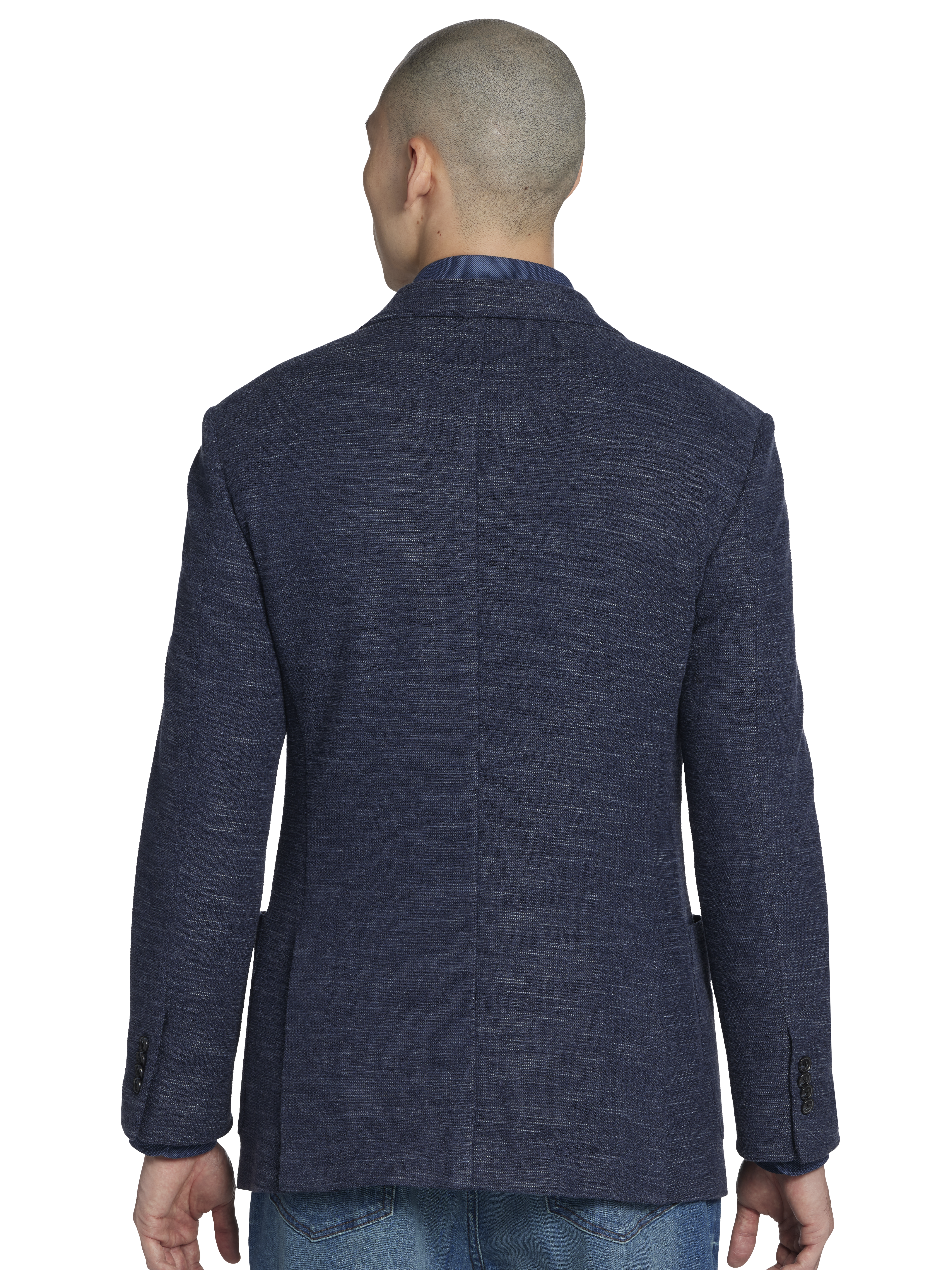 Slim Fit Knit Sport Coat