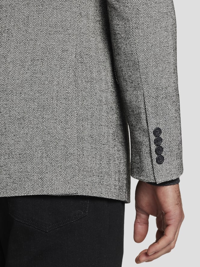 Pronto Uomo Modern Fit Herringbone Sport Coat