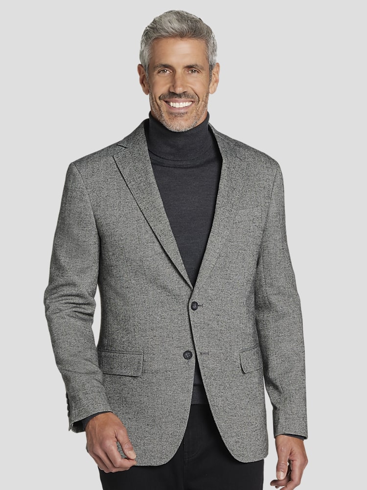 Pronto Uomo Modern Fit Herringbone Sport Coat | Sport Coats