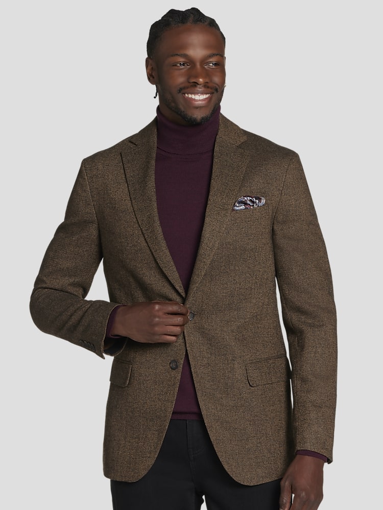 Pronto Uomo Classic Fit Herringbone Sport Coat Sport Coats Men s Wearhouse
