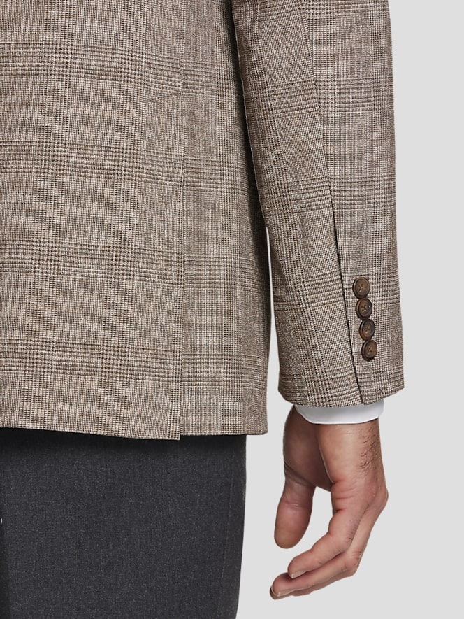 Pronto Uomo Classic Fit Plaid Sport Coat